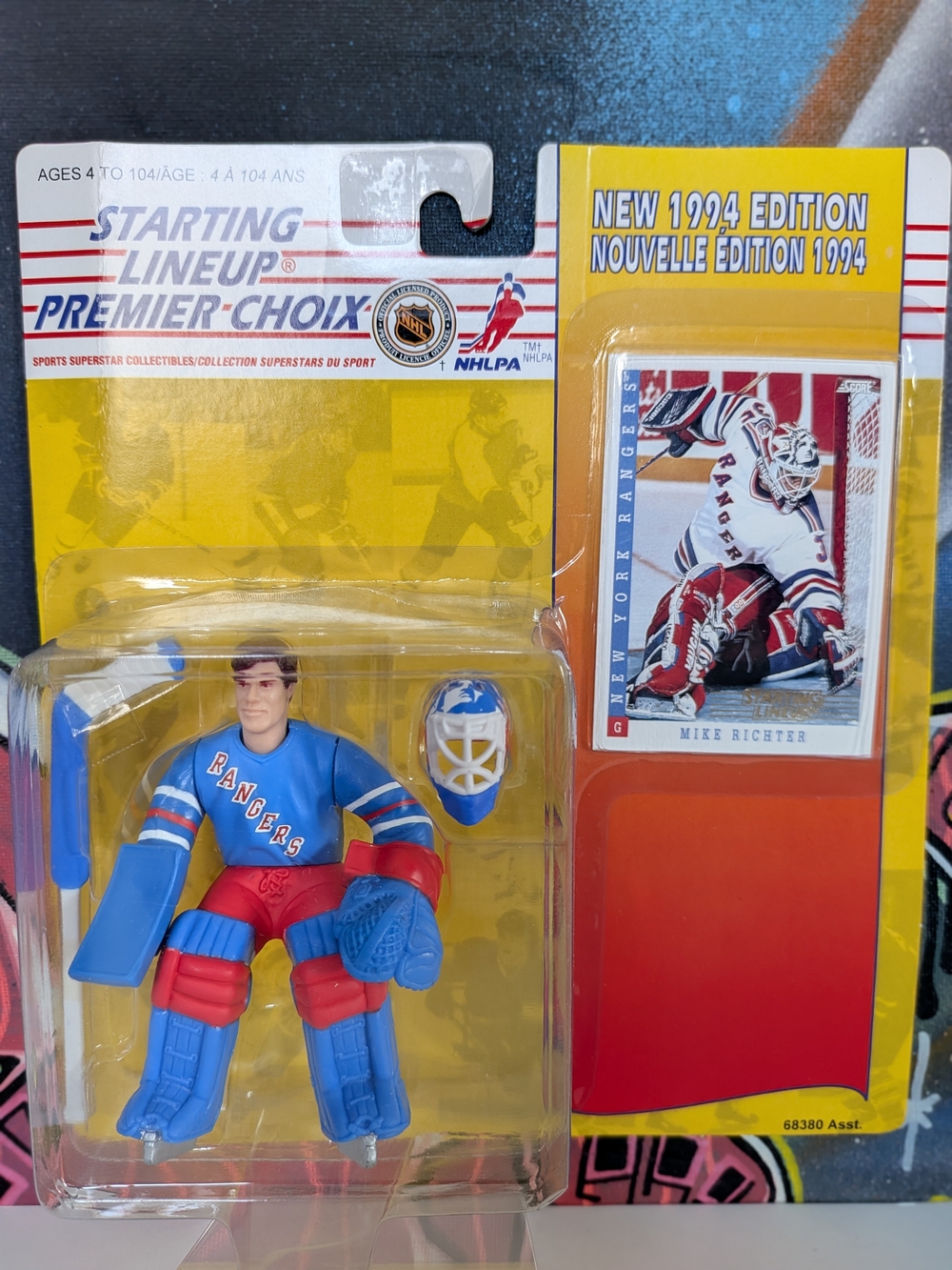 1994 Mike Richter Starting Lineup Action Figure (SEALED)